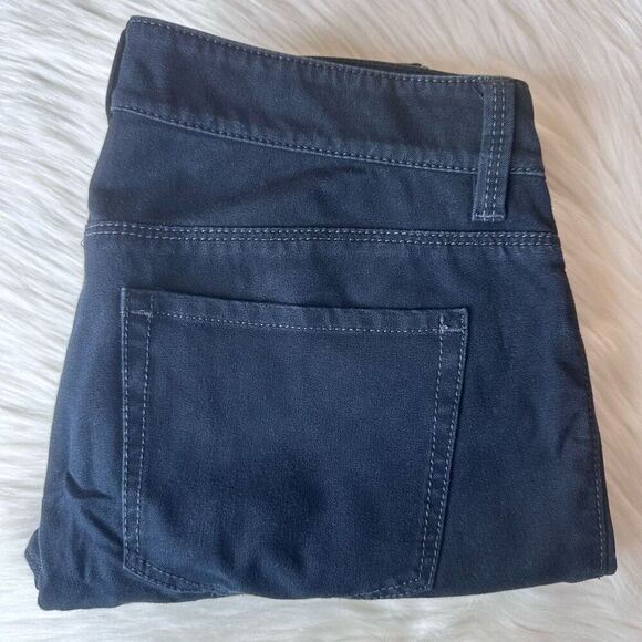 Ann Taylor Denim Ankle Zip Skinny Jeans Size 2 Black - Picture 9 of 10